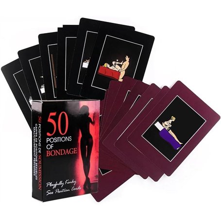 AJOHBM Jeux de Cartes Jeux de société Cadeau pour Les Couples Poker Cartes Magie Femme coopératif ou Homme Jeu Lot de 50 Cartes