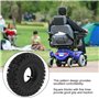 Pneu extérieur de Scooter électrique avec Jeu de Chambre à air, 3.00-4 Pneu de Scooter électrique pour brouette de Scooter de mo