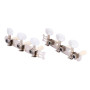 3 + 3 Acrylique Guitare Classique Corde Tuning Peg Tuners Mécaniques Argent avec Vis Accessoires De Guitare pour Guitares Classi