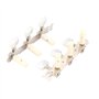 3 + 3 Acrylique Guitare Classique Corde Tuning Peg Tuners Mécaniques Argent avec Vis Accessoires De Guitare pour Guitares Classi