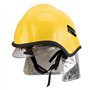 Casque de sécurité Incendie, Casque Isolant résistant à 260 ℃, Bonne Transmission de la lumière de la lentille, Bord Anti Coupur