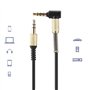 Casque de câble auxiliaire Fil de 3,5 mm Casque de câble Micro Compatible avec II pour Voiture, Casque, Lecteur MP3, Ordinateur 