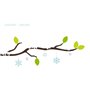 Leaves Horizontal Birthday Calendar / Blatter Geburtstags Kalender