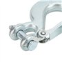 EVGATSAUTO Crochet de Treuil, Crochets de Chape de Remorque de Treuil de 3/8 Po Ouverture Large de 1 Po de 18 000 LB avec Loquet