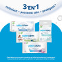 WaterWipes Original Baby Wipes, 1080 unités (18 paquets), 99,9 % d'eau, 3-en-1 nettoie, soigne, protège, non parfumées, emballag