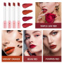 4 PCS Rouge à Lèvres,Set Rouge À Lèvres Mat,Mat Velours,Imperméable Longue Durée,Maquillage pour les lèvres longue durée pour et