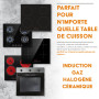 Stone&Stone Set cuisinière à vapeur à induction 24 cm | cuiseur à vapeur de cuisine + grill + cuiseur à vapeur pour aliments à 3