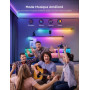 Govee Ruban LED RGBIC, Ruban LED 5m, WiFi Bande Compatible avec Alexa et Google Assistant, Contrôle App, DIY, Sync Musique, Lumi