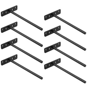 SAYAYO Equerre Etagere Murale Fixation Flottante Invisible, Support Etagere Murale en Métal, Tablette Flottante Support Charge L