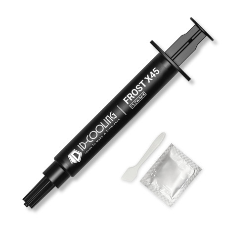 ID-COOLING Frost X45 Pâte thermique 2 g pour processeurs CPU, haute conductivité thermique, longue durabilité, application sûre,