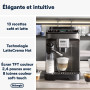 De'Longhi Magnifica Evo Next ECAM312.80.TB, Machine Café Automatique, Machine Café Grains pour Café et Cappuccino avec Écran Tac