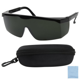 Sangcca Lunettes de Protection Laser et Lumière Pulsée, IPL 190-540nm Lunettes de Sécurité Laser, Lunette Protection UV, Lunette