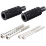 HQTS Support de Phare Moto Support de Phare Support d'Aile de Moto Phare Antibrouillard pour Trou M8/M6