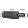 HQTS Support de Phare Moto Support de Phare Support d'Aile de Moto Phare Antibrouillard pour Trou M8/M6