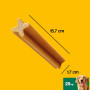 PEDIGREE DENTASTIX 56 Bâtonnets à Mâcher pour Grand Chiens 25kg+, 8 Sachets de 7, Saveur Poulet et Bœuf, Détartrage Dentaire Chi