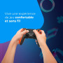NK Wireless Controller for PS4 / PS3 / PC/Mobile - vibration, fonction de détection 6 axes, lumière LED, écran tactile, prise ca