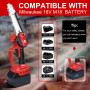 Mini tronçonneuse sans fil de 15,2 cm pour Milwaukee 18 V M18 (sans batterie), outil de scie à chaîne électrique portable sans b