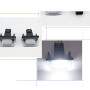 Techting 1 Paire 12V LED Plaque d'immatriculation Lumière de Remplacement Accessoire Voiture, lumière pour Voiture Citroen C3-C5