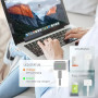 SCOVEE Chargeur MacBook Pro T-Tip 60W, Adaptateur T-Tip 60W Rapide Compatible avec Mac Book Air& Mac Book Pro 11''et13'' Pouces 