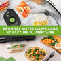FoodSaver Appareil de mise sous vide portatif et sans fil | avec station de chargement | Machine sous vide alimentaire avec 1 ré