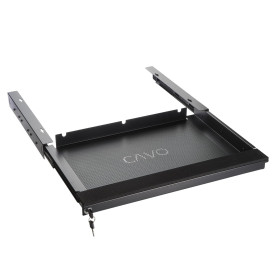 CAVO Tiroir de bureau pour ordinateur portable verrouillable 580 x 446 x 55 mm noir Tiroir de bureau pour ordinateur portable po
