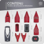 Coupe-Légumes Börner Vital (Profi Set) • 12 Styles de Coupe • Mandoline en Acier Inoxydable • Coupe Légumes avec Fonction Assais