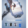 Miracase Support Téléphone Voiture [2025 Ventouse Puissante] Porte Telephone Voiture Tableau de Bord, Rotation 360° Portable Ven