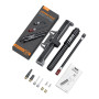 Tiakia Pompe à Vélo Mini Pompe Haute Pression 260PSI Petite Pompe à Main pour Valve Presta Schrader Dunlop, Pompe à Vélo Portabl