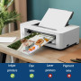 Ditwis 200 Feuilles Papier Photo A4 Brillant, 200 g/m² Papier d'impression adapté pour Photos, Certificats et Brochures