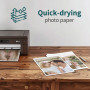 Ditwis 200 Feuilles Papier Photo A4 Brillant, 200 g/m² Papier d'impression adapté pour Photos, Certificats et Brochures