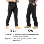 DUOLUVA Pantalon Cargo Homme Tactique Multi Poches Combat Stretch Extensible Séchage Rapide (Pas de Ceinture)