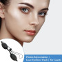 KARELLS Lunettes Bronzage, Lunettes de Solarium, Silicone Souple Durable Confortable, Lunettes de Protections Noir Convient à la
