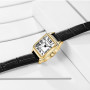 Szaikyri Classique Carrée Montre pour Femmes avec Chiffres Romains Montre de Dames Montre Carrée Femme
