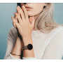 HANNAH MARTIN Très Mince Montre pour Femme Quartz Analogique Étanche Acier Inoxydable