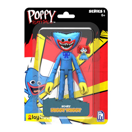 Poppy Playtime Roblox 12,7 cm Action Figures - Huggy Wuggy Scary, Bleu