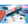 STABILO BOSS ORIGINAL - Surligneur - Set de bureau x 23 Surligneurs - 8 fluo + 8 pastel + 6 couleurs nature + 1 marqueur noir