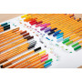 STABILO Stylo feutre pointe fine point 88 - Pochette x 40 stylos feutres - Coloris assortis
