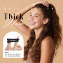 Dreamlover Élastiques à Cheveux, 50 Pièces de Chouchous Cheveux Noirs pour Femmes et Hommes, Attaches pour Queue de Cheval