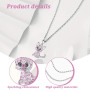 MIRKUZI Colliers pour fille Colliers 2 pièces, colliers de chat mignons pour filles, pendentifs de chat, cadeaux de Noël, cadeau