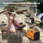 maXpeedingrods 3300W Groupe Electrogene Silencieux Inverter Essence avec Prises USB et 230V Générateur Electrique 4 Temps Genera