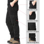 DUOLUVA Pantalon Cargo Homme De Travail avec Plusieurs Poches avec Ceinture élastique