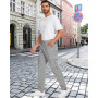 NANAMEEI Pantalon Cargo Homme avec 6 Poches Version Épaissie Pantalons de Travail Taille Elastique Casual Baggy Homme