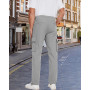 NANAMEEI Pantalon Cargo Homme avec 6 Poches Version Épaissie Pantalons de Travail Taille Elastique Casual Baggy Homme