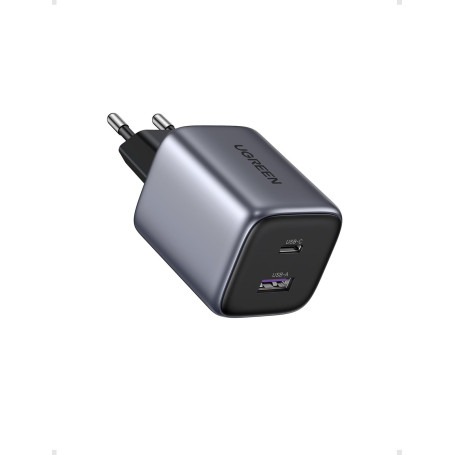 UGREEN Nexode 35W Chargeur USB C Rapide iPhone 2 Ports GaN Prise Secteur Compatible avec iPhone 16 15 14 13 12 Plus Pro Max Pixe