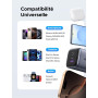 UGREEN Nexode 35W Chargeur USB C Rapide iPhone 2 Ports GaN Prise Secteur Compatible avec iPhone 16 15 14 13 12 Plus Pro Max Pixe