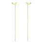 Boucles D'oreilles Boho Longues Étoiles Boucles D'oreilles Cristal Boucles D'oreilles Pendantes Longues Chaînes Boucles D'oreill