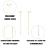 Boucles D'oreilles Boho Longues Étoiles Boucles D'oreilles Cristal Boucles D'oreilles Pendantes Longues Chaînes Boucles D'oreill