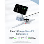 UGREEN MagFlow Qi2 25W Chargeur Induction iPhone 2 en 1 Certifié Compatible avec MagSafe iPhone 16 15 14 13 12 Plus Pro Max AirP