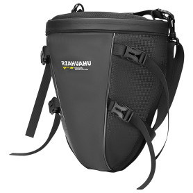 UBORSE Sacoche Moto Etanche Sac de Selle Moto Extensible 10 à 14L Sacs Arrière pour Motos avec Bandoulière et Poignée Sacs de Qu