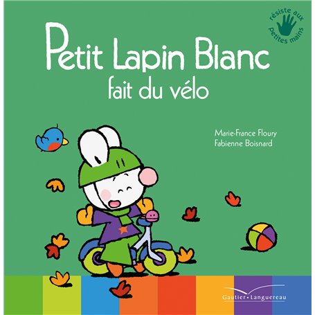 Petit Lapin Blanc fait du vélo 4,40 €